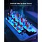 Blue-Black Acrylic 2-Tier Wine Rack with LED Lights and Remote Control